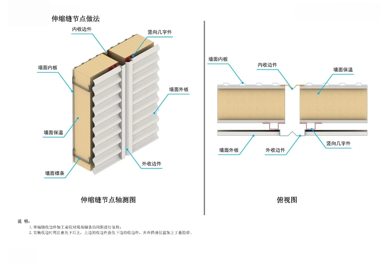 Expansion joint node details